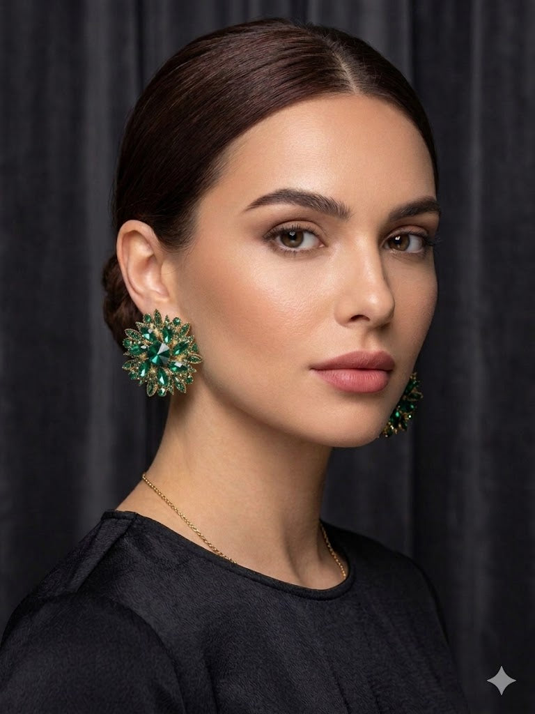 Fleur Émeraude Dorée